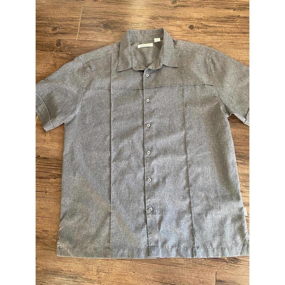 Cubavera Short-Sleeve Button-Up Shirt Guayavera L - Picture 1 of 5